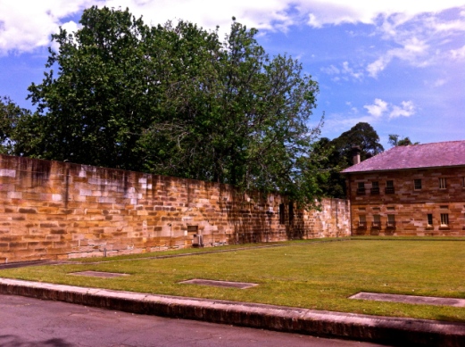 The Parramatta Female Factory's 1818 wall. Photo: Michaela Ann Cameron